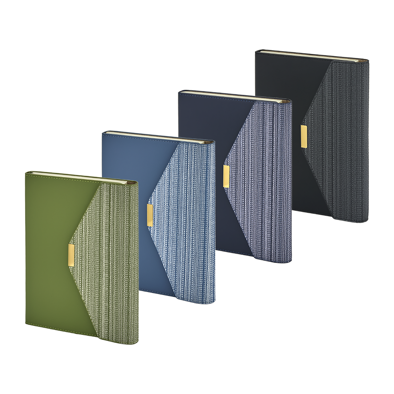 Ucuz Toptan Promosyon 2442 Mavi 15 x 21 Termo Deri Defter Modeli - 2