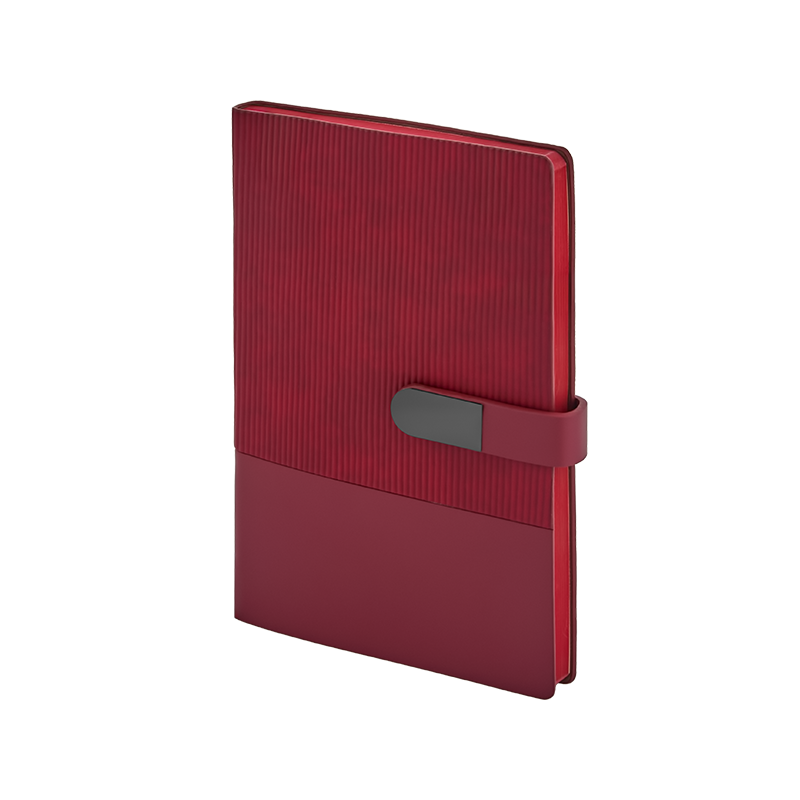 Toptan Promosyon 2443 Kırmızı 15 x 21 Yumuşak Kapaklı Termo Deri Defter Modelleri