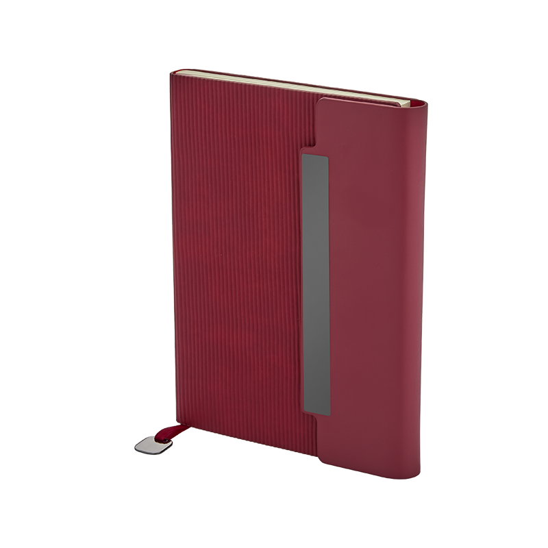 2444 Kırmızı 15 x 21 Termo Deri Defter - Sadıç Promosyon
