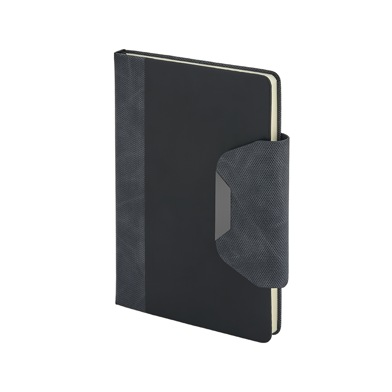 Toptan Promosyon 2445 Siyah 15 x 21 Termo Deri Defter Modelleri