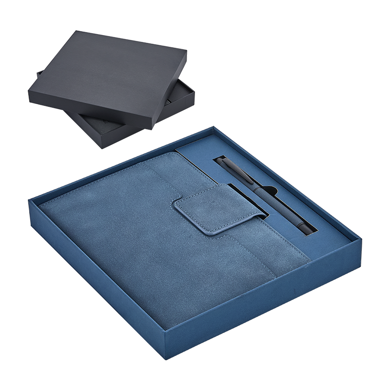Ucuz Toptan Promosyon 2447-K Mavi Hediyelik Set Modeli - 2