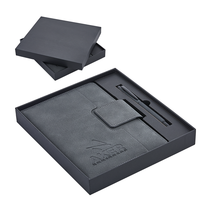 Ucuz Toptan Promosyon 2447-K Siyah Hediyelik Set Modeli - 2
