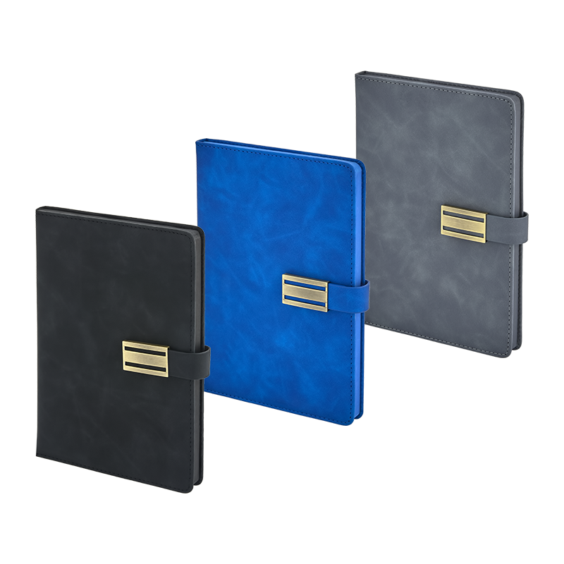 Ucuz Toptan Promosyon 2448 Mavi 15 x 21 Termo Deri Defter Modeli - 3