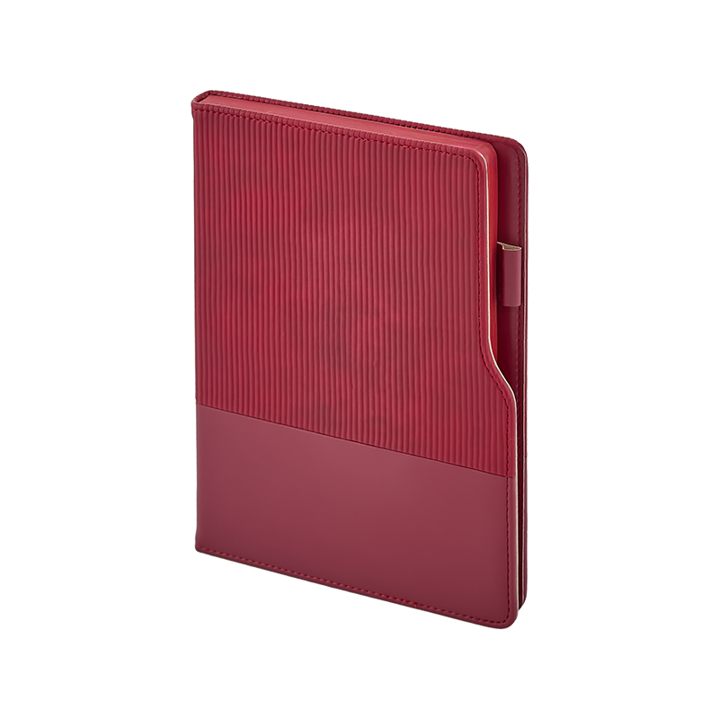 2450 Kırmızı 15 x 21 Termo Deri Defter - Sadıç Promosyon