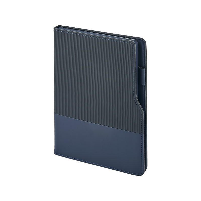 2450 Lacivert 15 x 21 Termo Deri Defter - Sadıç Promosyon