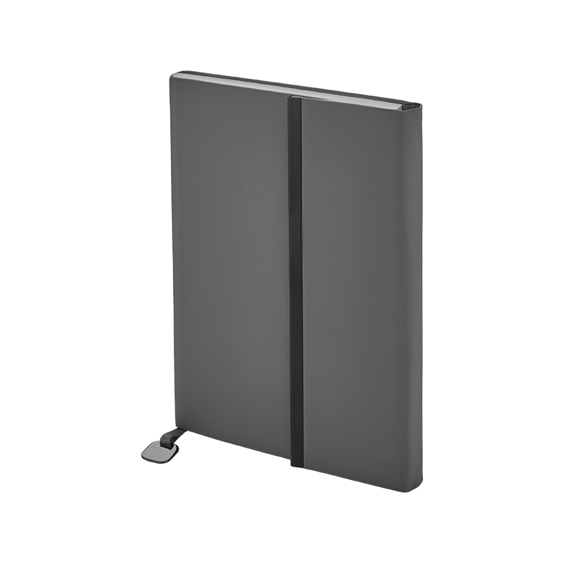 Toptan Promosyon 2451 Gri 15 x 21 Termo Deri Defter Modelleri