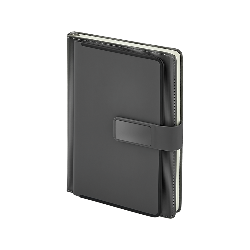 Toptan Promosyon 2452 Gri 15 x 21 Termo Deri Defter Modelleri