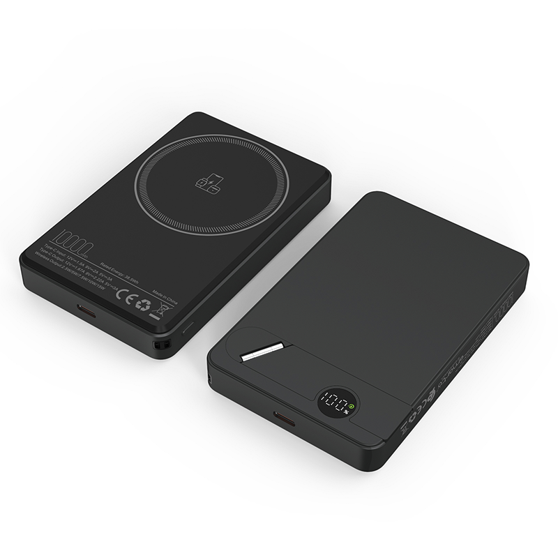 Ucuz Toptan Promosyon PB-4021 Gri 10.000 mAh MagSafe Powerbank Modeli - 5